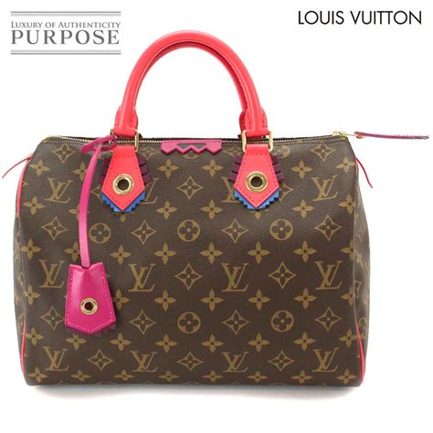 LOUIS VUITTON 2015 SPEEDY 30 FLAMINGO M41665 